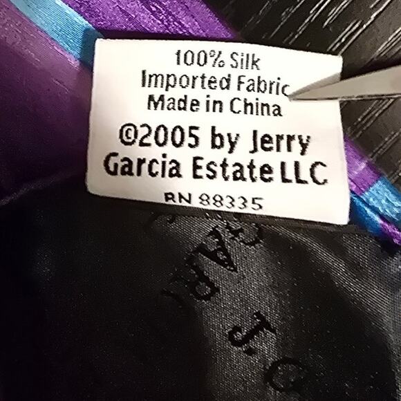 J. Garcia Space Containers Limited Edition Collection Thirty-Eight 100% Silk Tie - Picture 5 of 5